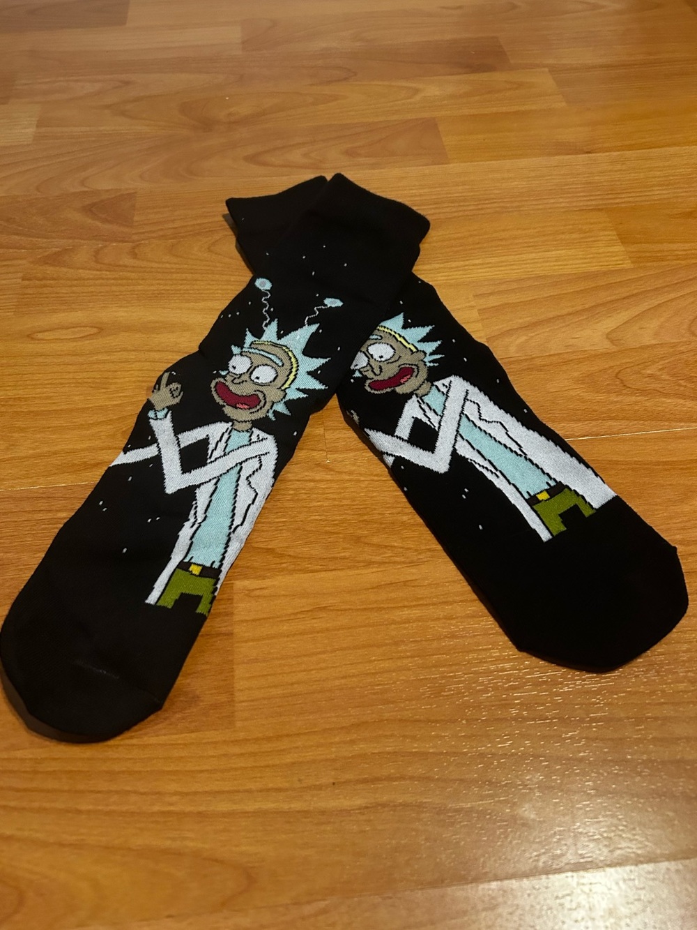 Rick and Morty Cotton Crew Socks - NEW Casual Everyday Wear